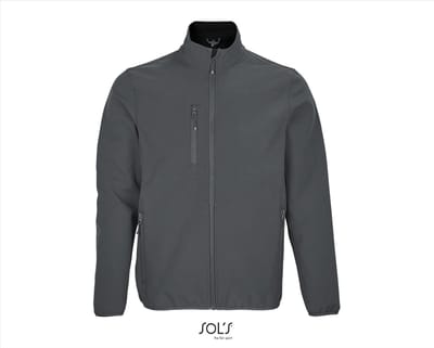 SOL'S Men´s Falcon Zipped Softshell Jacket L03827 - Charcoal Grey (Solid) - M