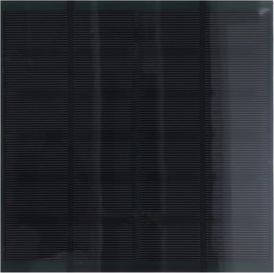 Monokristallijn Zonnepaneel - Draagbare Energie - Tuinverlichting Opladen - Hoge Conversiesnelheid - 165x165mm - Zwart