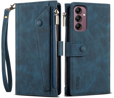 Coverup Hoesje - Geschikt voor Samsung Galaxy A17 Hoesje - Coverup Book Case met Portemonnee - Blauw