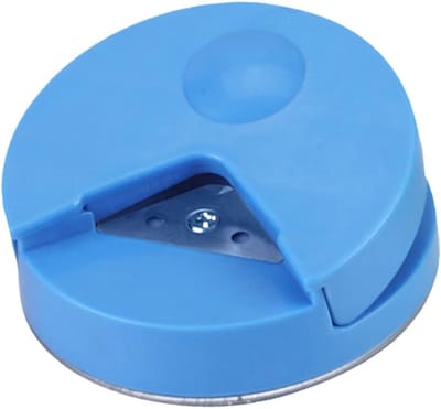Papier Snijder - Ambachtelijk Snijapparaat - Scrapbooking Hobby - Ronde Hoek Snijder - 7x3cm Compact - Zoals Getoond