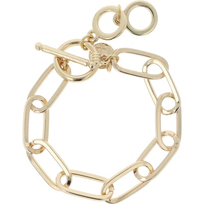 OTAZU Golden Shackle Bracelet Size: OS | Bracelets Outlet | Dames | Goud
