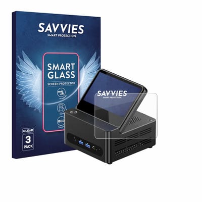3 Stuks Savvies Screenprotector - geschikt voor AOOSTAR G-FLIP H255 - beschermfolie glas transparant