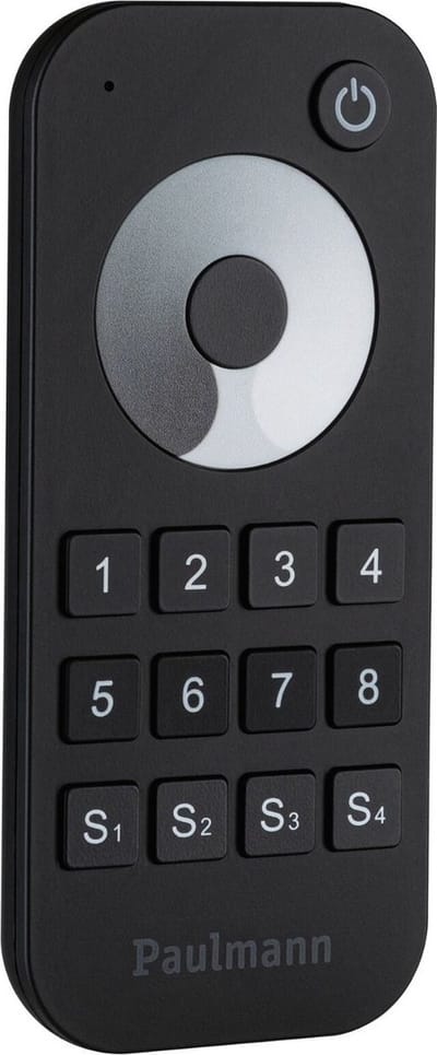 Paulmann 78472 Funk Remote Single Color Draadloze afstandsbediening 3 V Rubber (b x h x d) 53.5 x 17.5 x 122 mm 1 stuk(s)