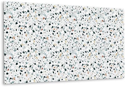 Tulup PVC Wandpaneel - Kiezels Vinyl Wandpaneel - 100 cm x 50 cm - Grijs Vinyl Wandbekleding - 1 stuk - Wandbekleding Vinyl - Geometrisch Wandbekleding - PVC Muurpaneel - Plaktegels Keuken en Badkamer