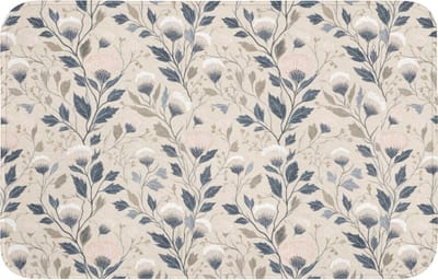 Badmat 80x50 cm - Antislip - Klassiek - Botanisch - Kleurrijk - Badmatten voor badkamer - Badkamermat - Douchemat - Badkamer mat