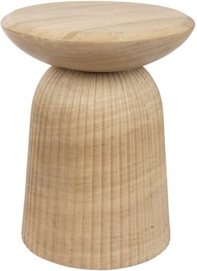 Dutchbone Brison Kruk/Bijzettafel Natuursteen look - Grijs
