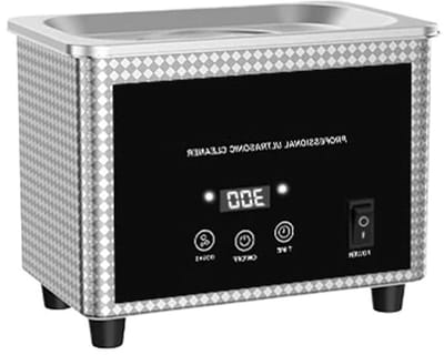 Ultrasoon Bad - Reinigingsmachine - Sieraden Reinigen - Roestvrij Staal Tank - 0.8L Capaciteit - Zilver