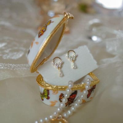 925 Sterling Zilver Verguld 14k Goud Glanzende Waterdruppel Kristal Stud Oorbellen Dames Mode Eenvoudige Bruiloft Sieraden zilver