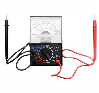 Analoge Multimeter - Spanning Weerstand Tester - Elektrische Metingen - Handmatige Bereik Selectie - Compact Formaat