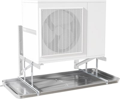 Lekbak RVS Condenswater Opvangbak voor Airco en Warmtepomp met Afvoerset