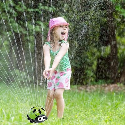 Water Speelgoed - Tuin Sprinkler - Buiten Spelen - Draaiend Schildpad Ontwerp - 16 x 145 cm - Groen
