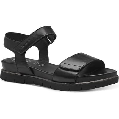 Tamaris Comfort Essentials Dames Sandalen - ZWART NAPPA
