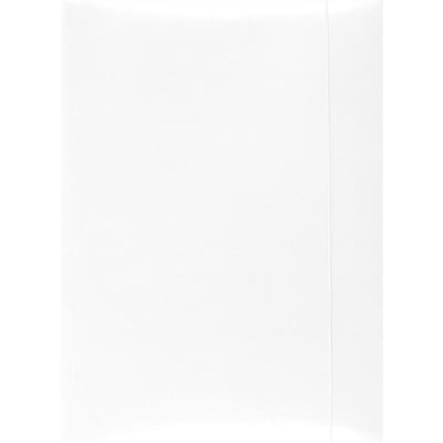 10x A4 Kartonnen Map met Elastiek, Wit, 300 g/m²