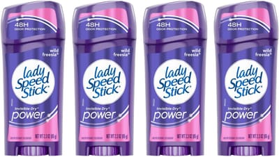 Lady Speed Stick Wild Freesia - Antiperspirant Dames - 4-pack, Stift, Langdurige Bescherming