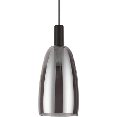 Ideal Lux Coco hanglamp zwart-rookgrijs Ø 14cm
