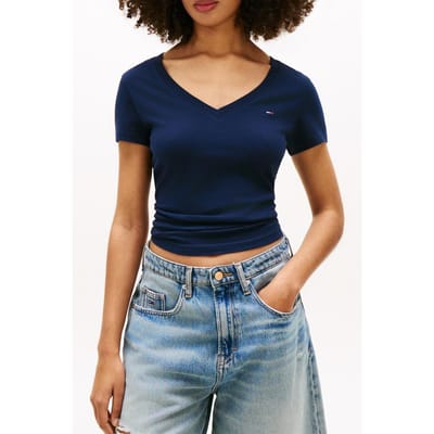 Tommy Hilfiger Tjw 3-pack V-neck Tee Black/ecru/dark Night Navy Größe: XS | Hemden Outlet | Damen | Schwarz