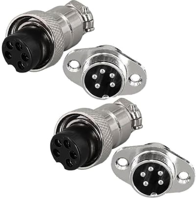 RUNCCI-YUN GX16 5Pin Aviation Connector Set - Circulaire Metaal Plug voor Diverse Toepassingen