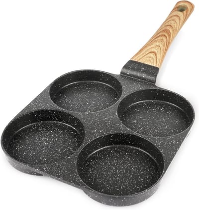 3-Vaks Koekenpan Met Antiaanbaklaag voor Omelet en Japanse Rolomelet