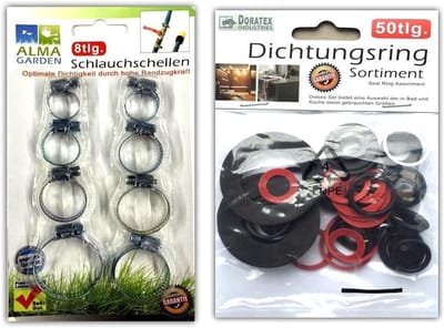 Slangklemmen Set - Klembanden Ringen - Reparaties Uitvoeren - Grote Set - 2-4 cm