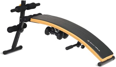 Inklapbare Sit Up Bank met 2 x 1,5 kg Halters – Buiktrainer voor Thuisgym inclusief Beenfixatie en Handgrepen