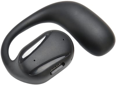 Dailygoods - Open Oor-oordopjes - Ergonomische Draadloze Hoofdtelefoon - Comfortabel - Zwart - Ideaal voor Kantoor en Sport - Lichtgewicht en Knus