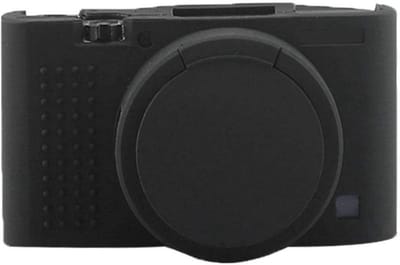 Shopcentral - Silicone Camera Protective Cover - Camera Skin - Zacht en Stretchable - Zwart - Geschikt voor RX100 - Camera Accessoire