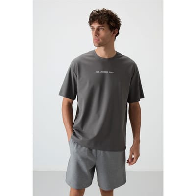 Oversized Geprinte Crew Neck T-shirt