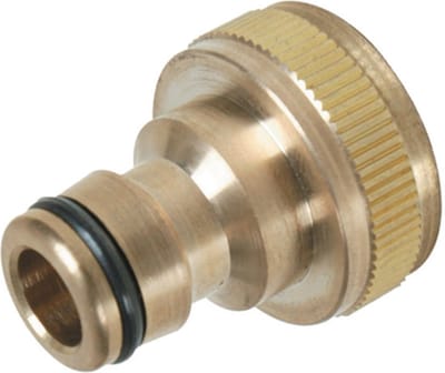 Silverline Messing kraanstuk - Snelkoppeling - Duurzaam - 3/4" BSP - 1/2" mannelijk