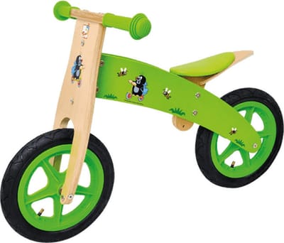 Loopfiets Mol Houten Balance Kinderfiets - Jongens en Meisjes - Met Luchtbanden - 2-wieler 12 Inch