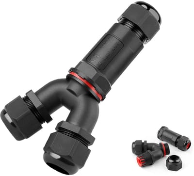 IP68 Waterdichte Kabelconnector voor Buiten - Nylon Kabelverbindingsdoos voor 8-16mm Kabel
