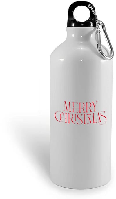 Hacebo® - Kerst merry christmas waterfles - Kerstmis - Kerst beker - winter - kerst - christmas - kerst cadeau - water fles - 400ML