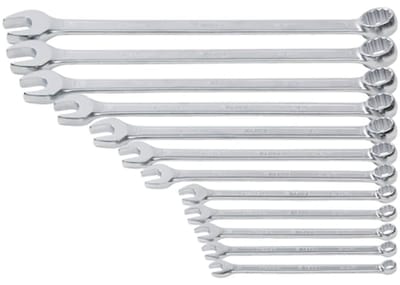 Wurth - Set ringsteeksleutels, extra lang 12 stuks - Set ringsteeksleutels, extra lang 12 stuks x 1 st Sleutelwijdte 10 mm