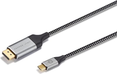 PEPPER JOBS USB C kabel C2DP18M | USB C naar DISPLAYPORT | Universeel 1.8m