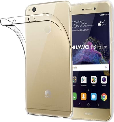 ebestStar - Hoes geschikt voor Huawei P8 Lite (2017), Back Cover, Beschermhoes anti-luchtbellen hoesje, Transparant