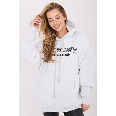 Urban Comfort Hoodie - Lichtgrijs / One Size