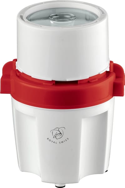 Royal Swiss® Power Chopper 500W – Hakmolen & Vleesmolen – 350ml RVS Snijbeker – Krachtige Hakker voor Groenten, Vlees, Noten & Kruiden – Compact & Snel – Makkelijk Schoon te Maken