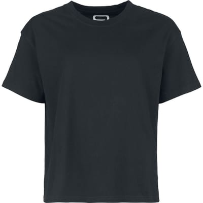 R.E.D. Rock-Engineered Design zwart T-shirt met klassieke ronde halslijn - Dames - S
