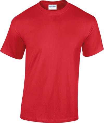 Gildan Heavy Cotton™Classic Fit Adult T-shirt GI5000 - Red - XXL