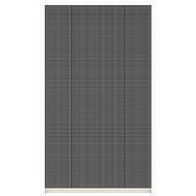 Livn plissehor raam Plus 100x155cm wit - Geschikt voor naar buiten draaiende ramen en dakramen - Montage op het kozijn - Breedte 35 cm inkortbaar, hoogte onbeperkt