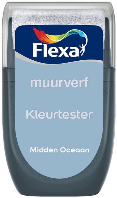 Flexa - Kleurtester Muurverf - Midden Oceaan - Mengverf - 30 Ml
