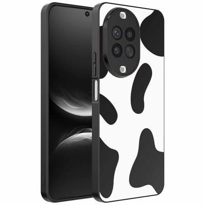 Geschikt voor Huawei Nova 14 Telefoonhoesje met Koeienvlekken Opdruk - TPU Backcover Case With Cow Patches Design - Smartphonica geschikt voor Huawei Nova 14