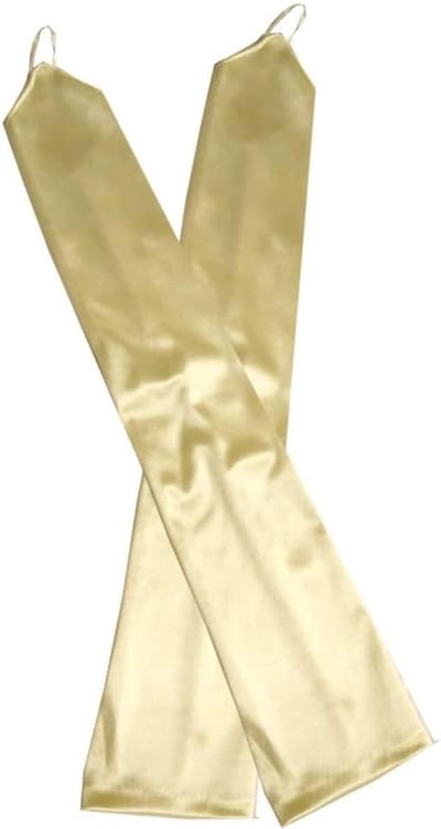 Elegante Vingerloze Satijnen Handschoenen voor Bruiloften, Prom en Feestjes - Vintage Opera Stijl Accessoires