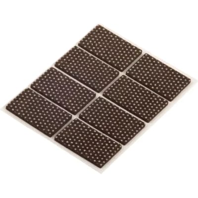 Fix-o-moll Antislip Viltpad - Zelfklevend - Vilt - 25x40mm - Rechthoekig - 8 Stuks