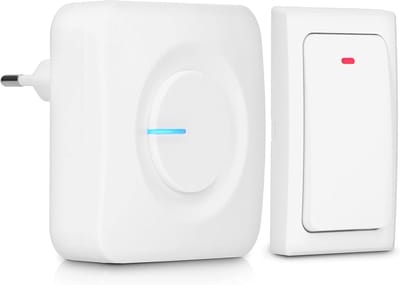 Draadloze Deurbel - Kinetische Bel - Thuisgebruik - Geen Batterijen Nodig - 50 Meter Bereik - Wit