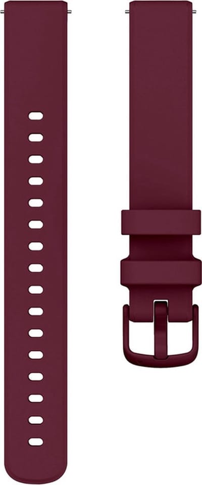 Siliconen bandje - geschikt voor Garmin Lily 2 - bordeauxrood