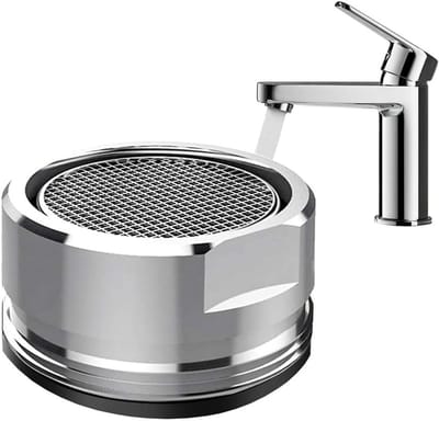 Set van 3 verchroomde roestvrijstalen kraanbeluchters met pakkingen - Waterbesparend, keuken, badkamer