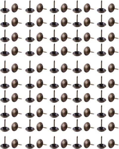 Bekledingsspijkers Brons - Decoratieve Tacks - Meubels Verfraaien - Handgesmeed Smeedijzer - 100 Stuks - Brons