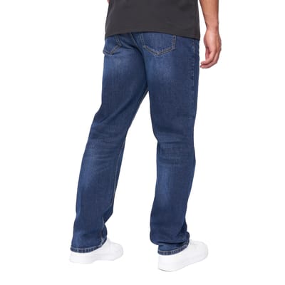 Duck and Cover Heren Rushawn Relaxed Fit Jeans (Tussentijdse wasbeurt)