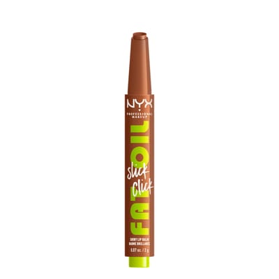 NYX Professional Make Up Fat Oil Slick Click Lippenbalsem - Tot 12 uur hydratatie - Verrijkt met avocado-, keizersbes- en framboosolie - Feedworthy - 2gr