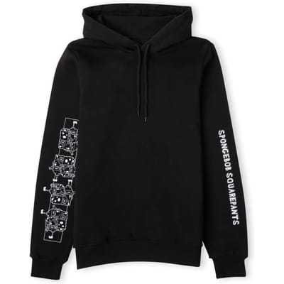SpongeBob SquarePants Stacking Block Bob Unisex Hoodie - Zwart - S